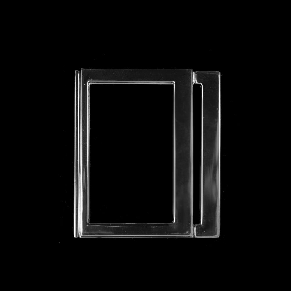 Italian Silver Rectangular Metal Buckle - 2 Piece - Joann Fabrics