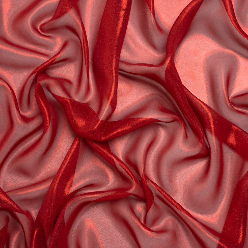 Liquid Sheen Metallic Polyester Chiffon - Red on Red - Liquid Sheen Chiffon Collection - Joann Fabrics