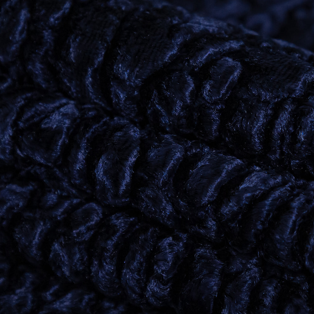 Faux Persian Lamb Fur - Dark Navy - Annette Collection - Joann Fabrics