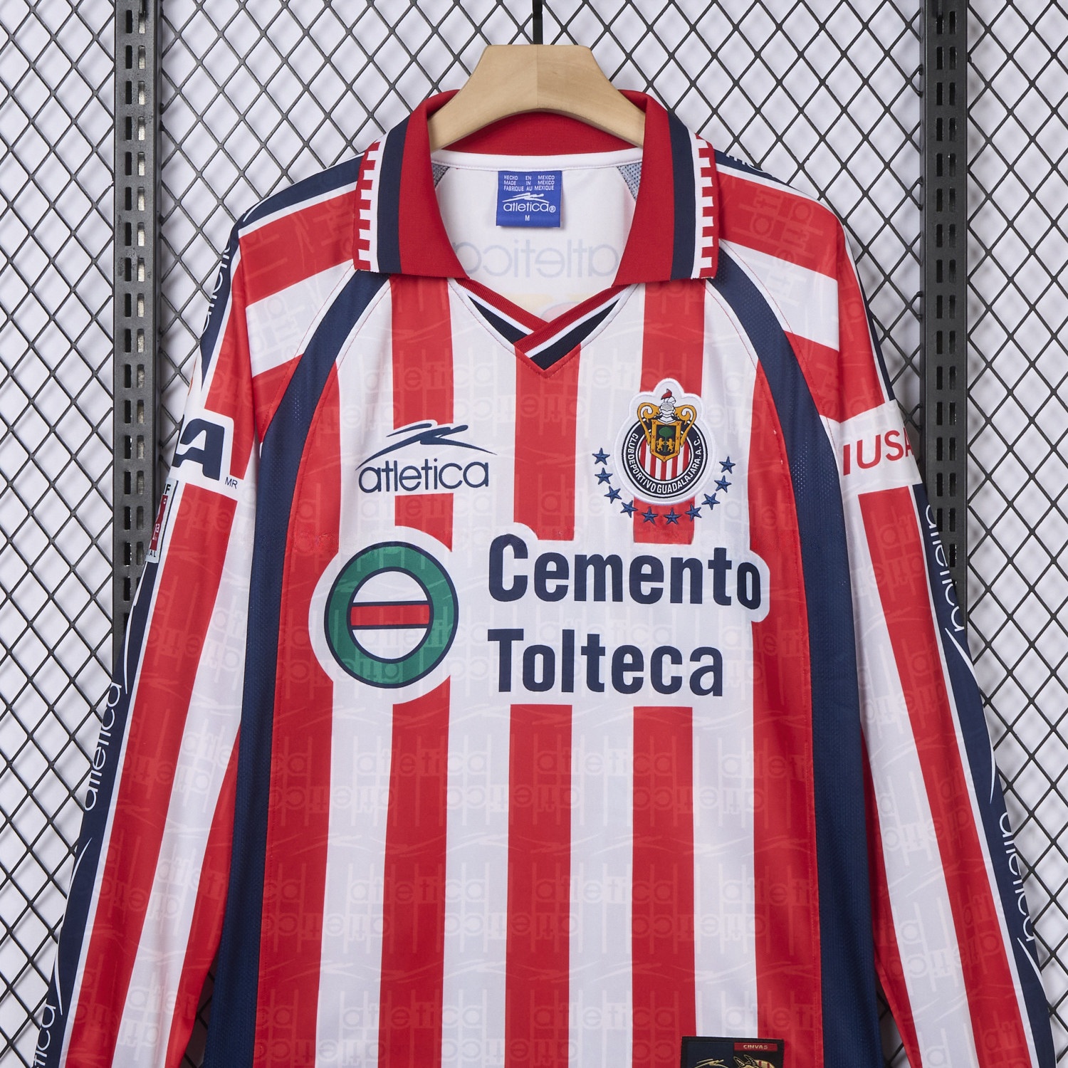 Retro Chivas de Guadalajara 1999-00 Home Long Sleeves Jersey - UnitedFutballJersey