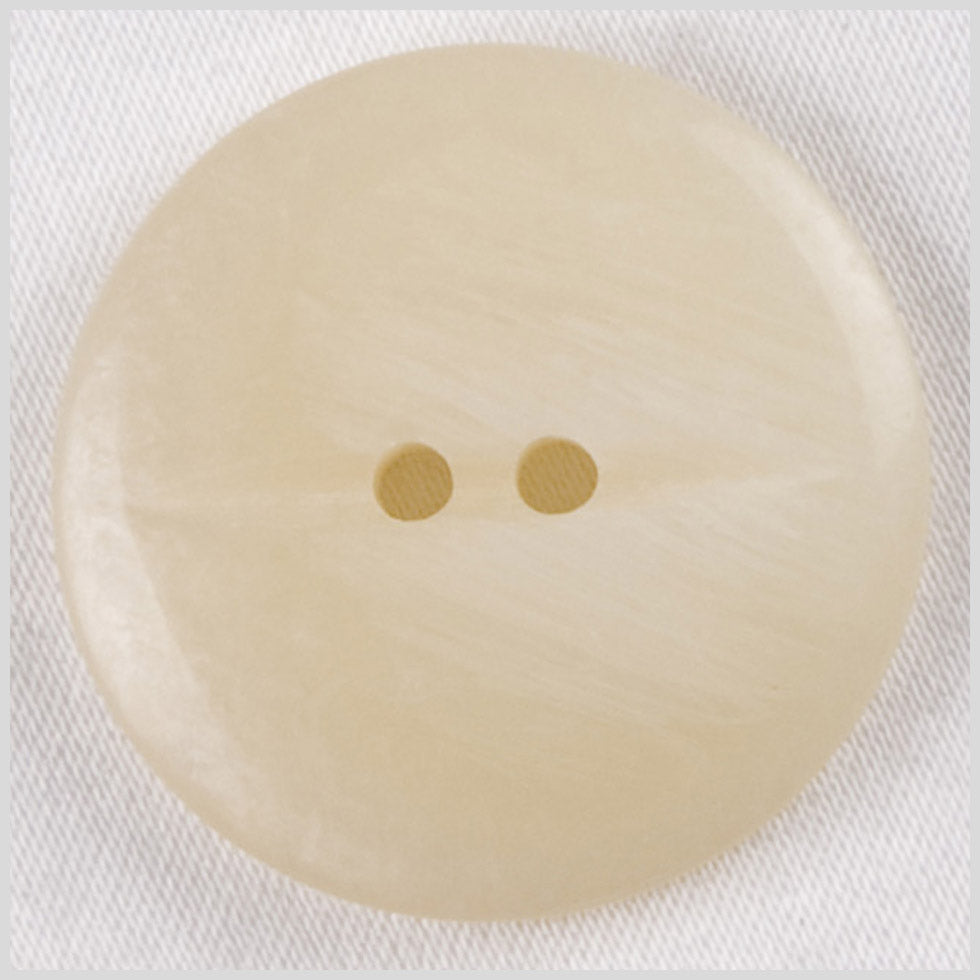 Plastic 2-Hole Button - 36L/23mm - Ivory Low Convex - Joann Fabrics