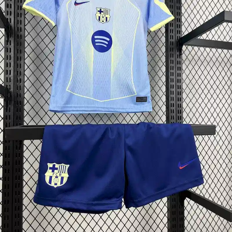 Barcelona Neon Fade Limited Jersey Kids Size