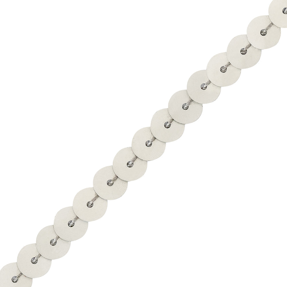 6mm Matte Silver Flat Sequins Trim - Joann Fabrics