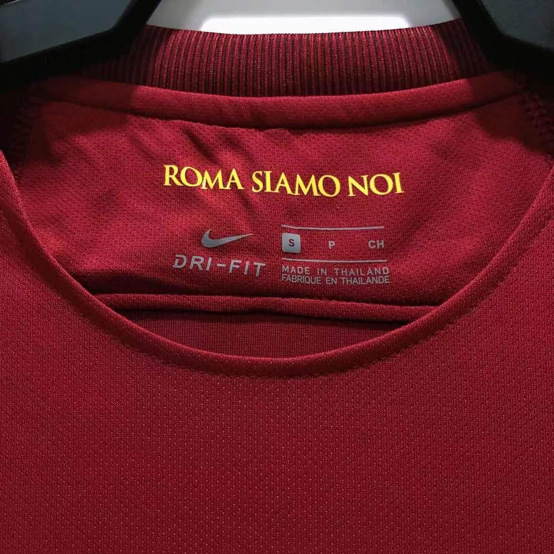 2017/2018 Retro Roma Home Soccer Jersey 1:1 Thai Quality