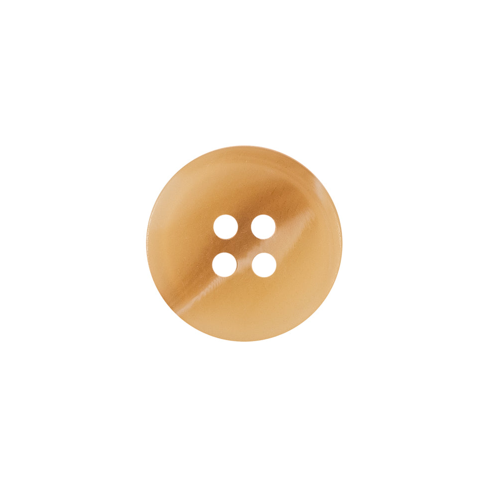 Plastic 4-Hole Button - 24L/15mm - Beige Soft Streaks - Joann Fabrics