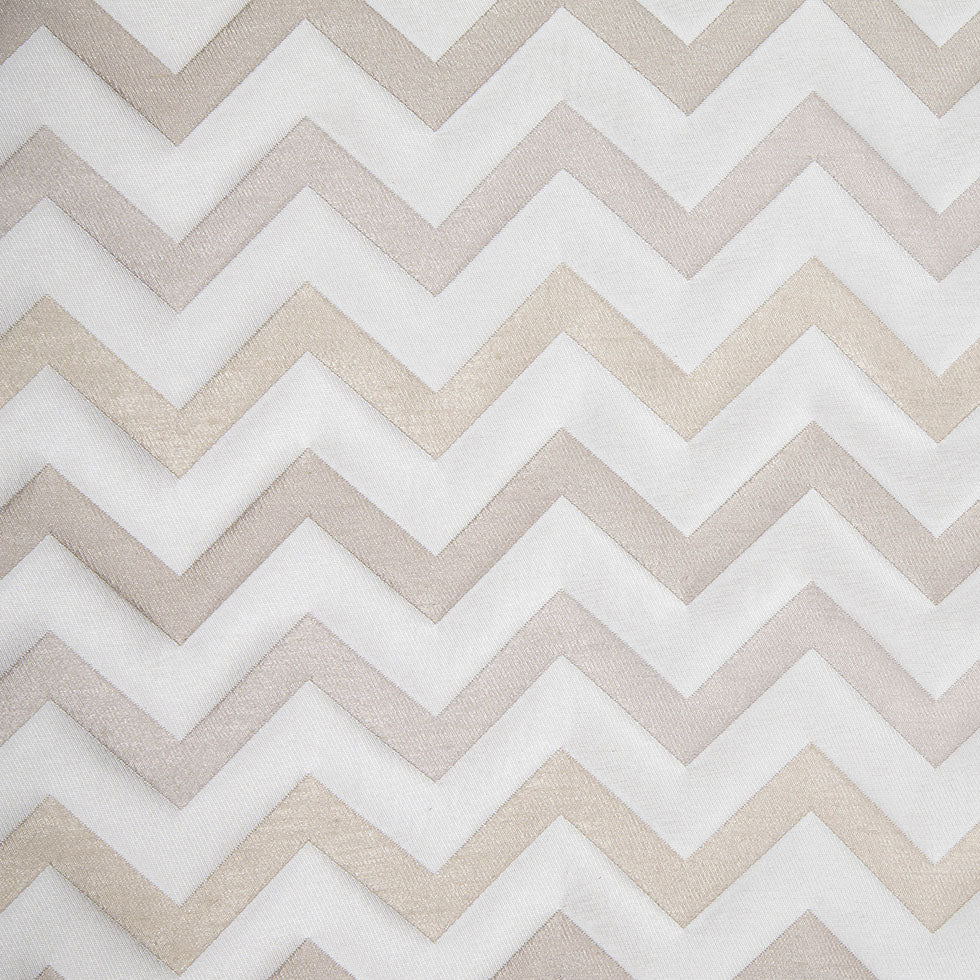 Ivory/Champagne Bold Chevron Jacquard - Joann Fabrics
