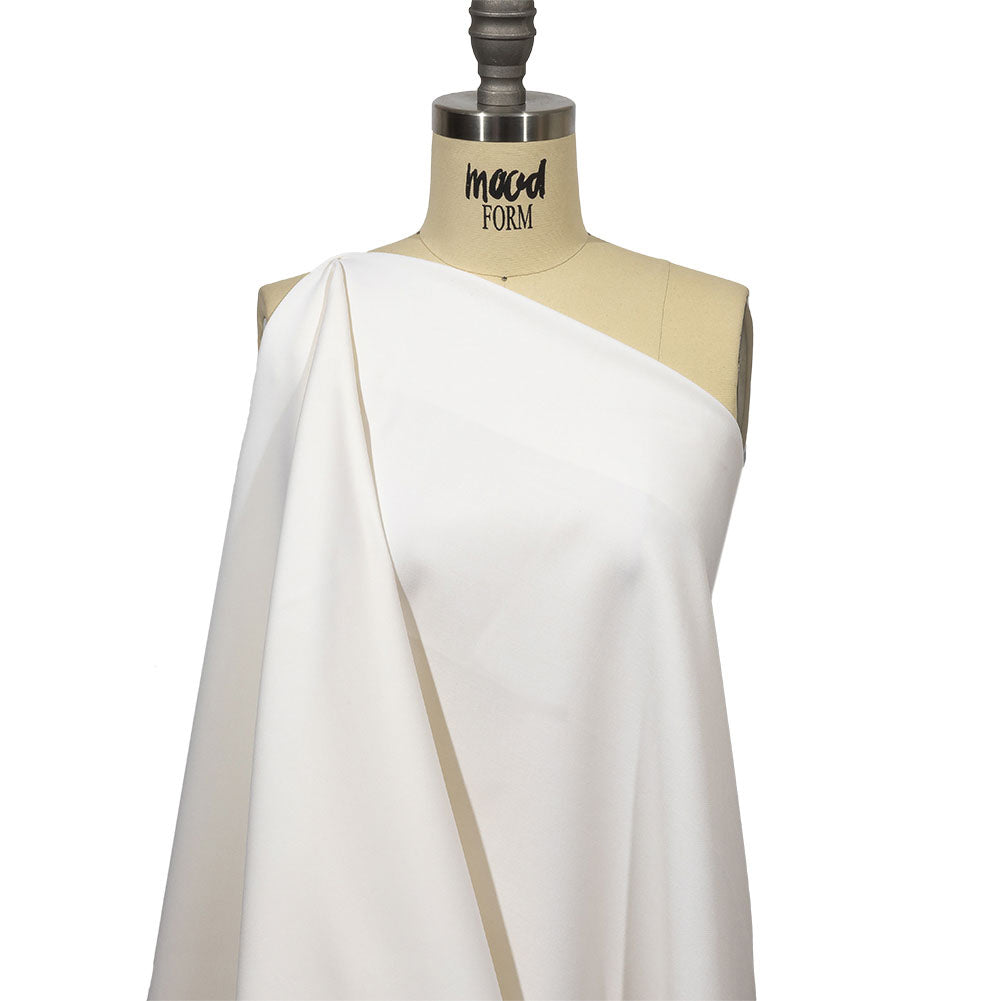 Italian Off White Double Face Stretch Super 160 Virgin Wool Twill Suiting - Joann Fabrics
