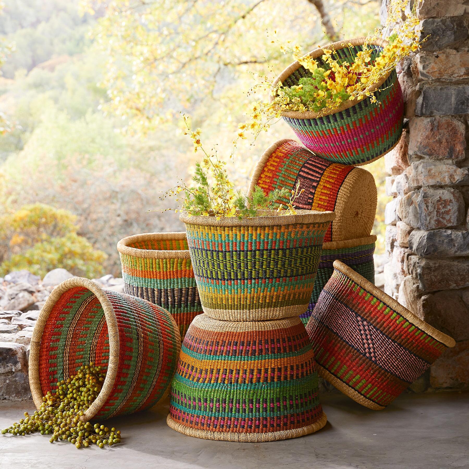One-Of-A-Kind Ghanian Baskets - Blair Catalog
