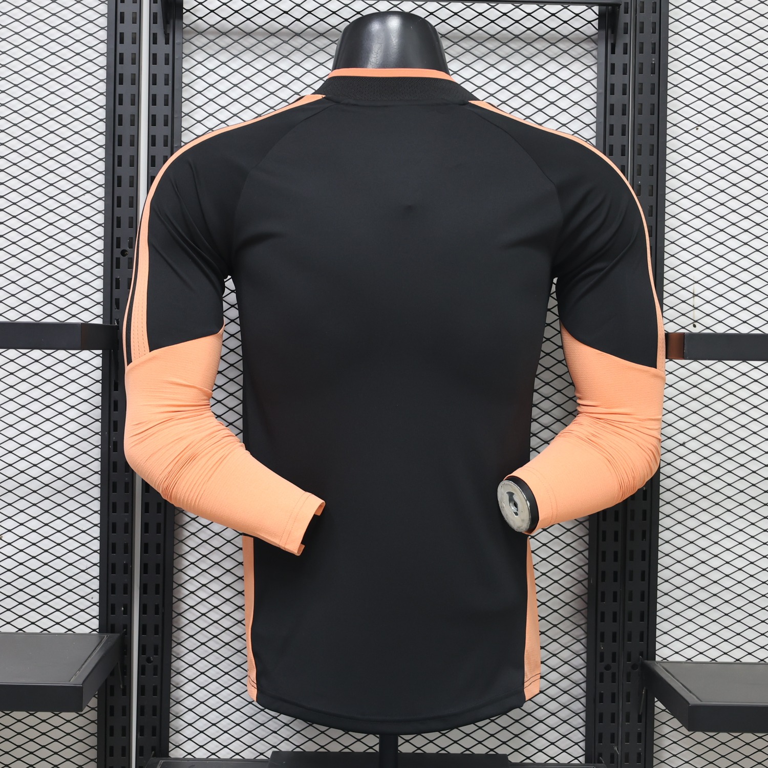 Arsenal 26-27 Black Orange Long Sleeves Training Jersey - Player Version - UnitedFutballJersey