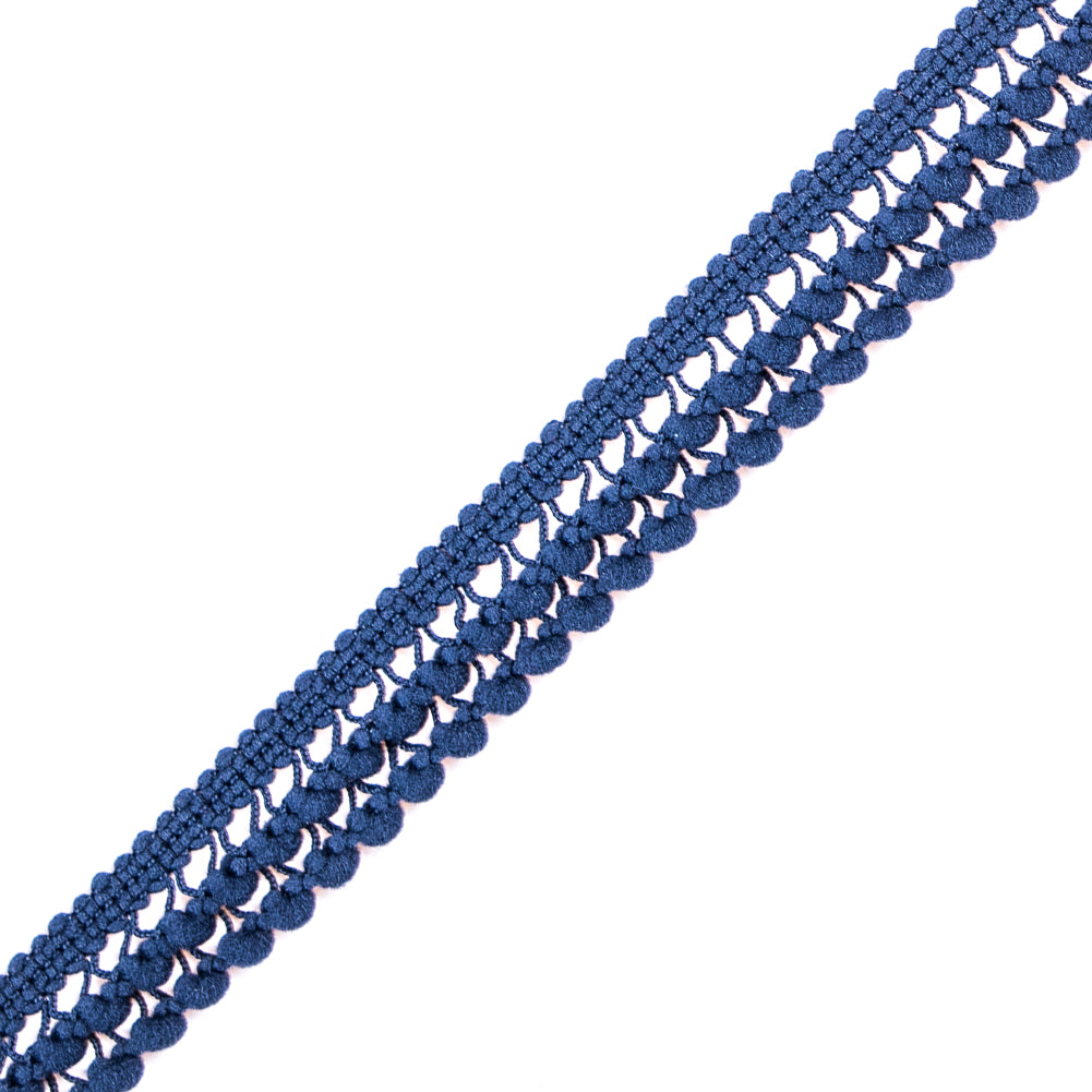 Navy Two Row Mini Pom Pom Trim - Joann Fabrics
