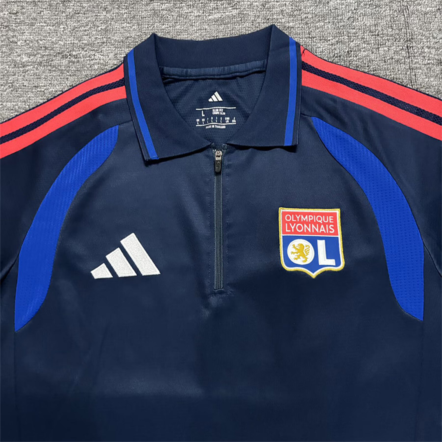 Lyon 26-27 Blue Polo Jersey - Fans Version - UnitedFutballJersey