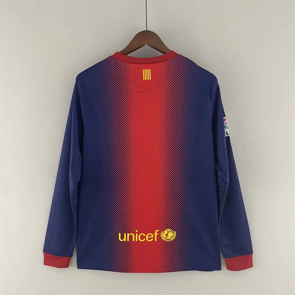 2012-2013 Retro Barcelona Home Jersey Long sleeve