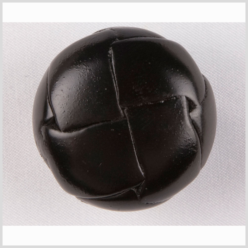 Black Leather Button - 36L/23mm - Joann Fabrics