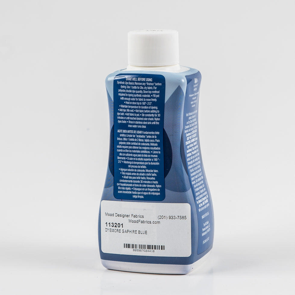 Rit DyeMore Synthetic Fiber Dye - Sapphire Blue - 7oz Bottle - Joann Fabrics