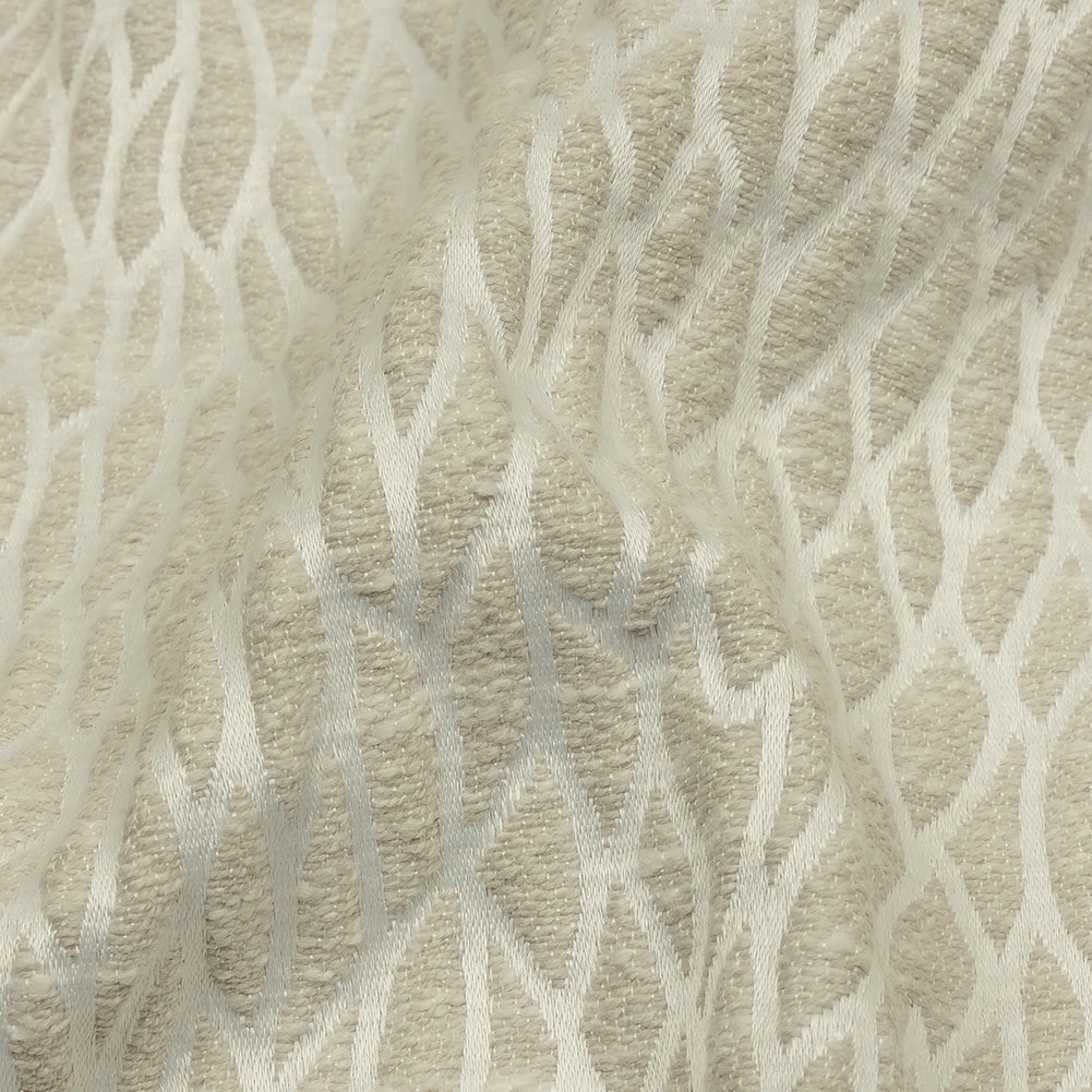 Recycled Polyester Drapery Jacquard - Ivory Stepping Stones - British Imported - Joann Fabrics