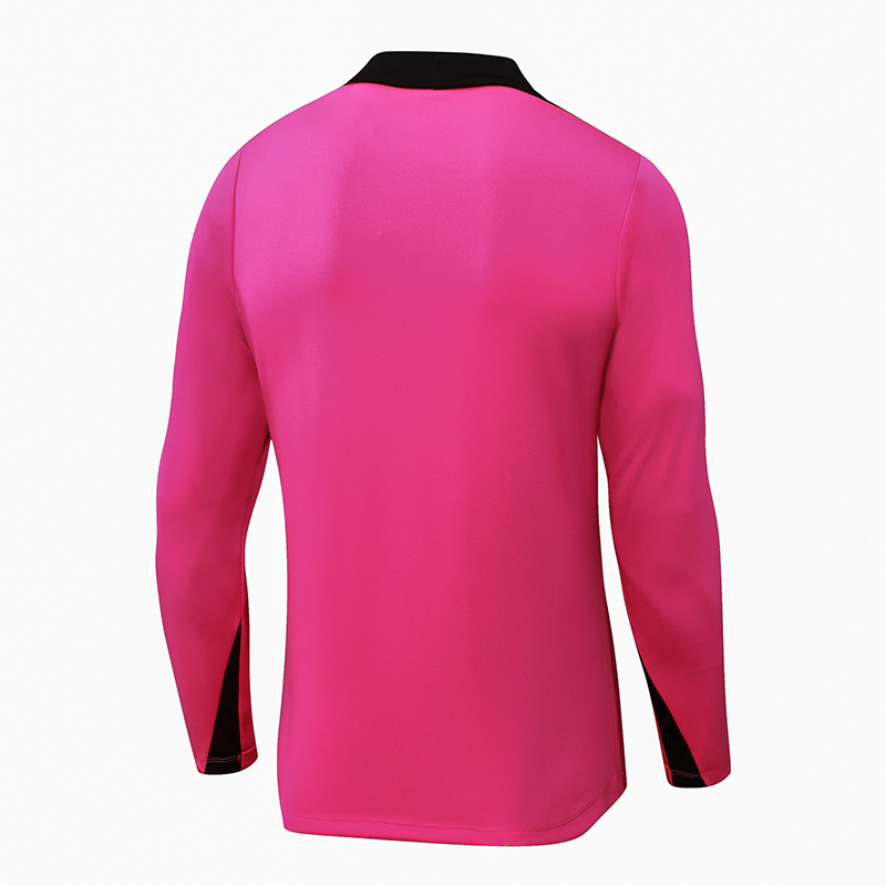 2024/2025 Chelsea Half-Pull Training Suit Pink Football Shirt 1:1 Thai Quality Set