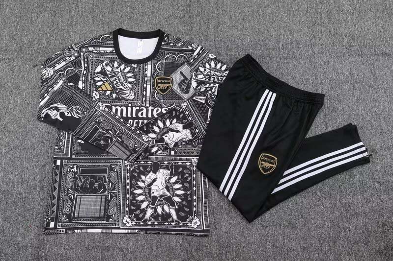 2023 Arsenal Training Wear Black Football Shirt 1:1 Thai Quality Suit ​