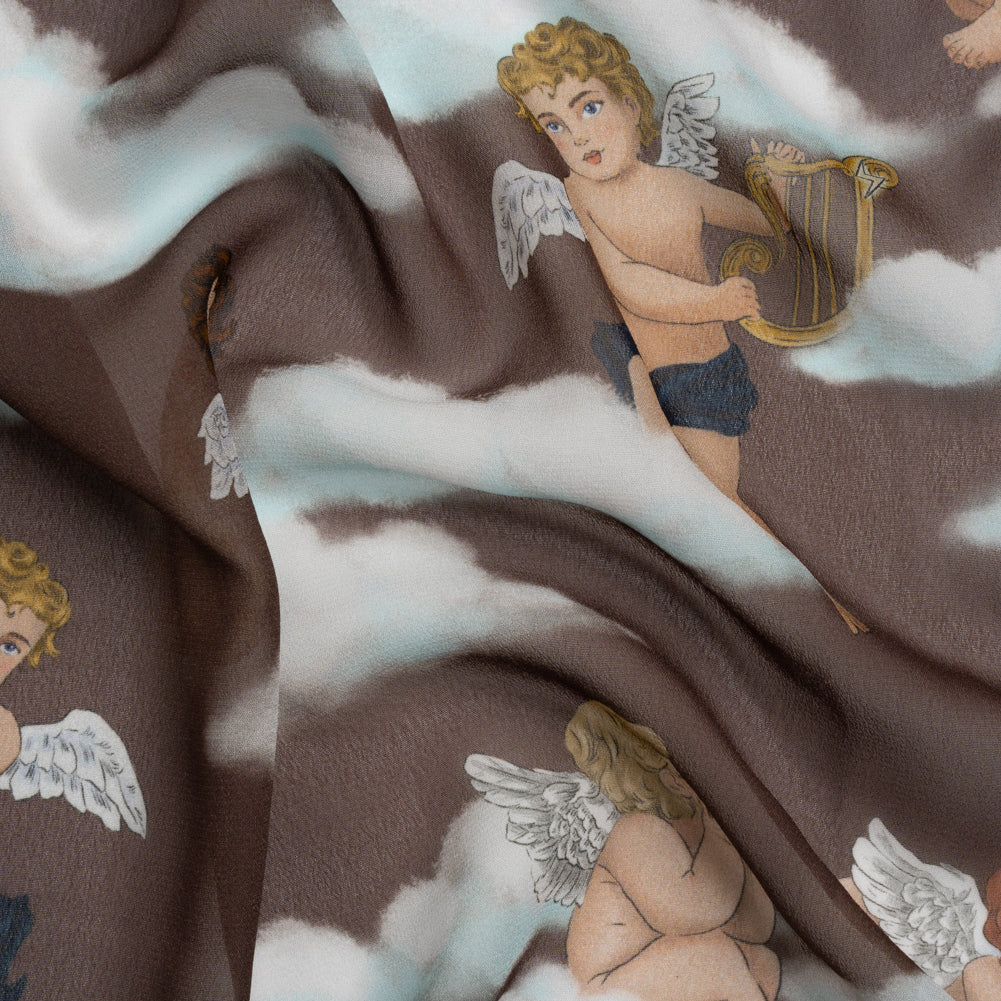 Mood Exclusive Taupe Drowsy Dreamers Viscose Chiffon - Joann Fabrics