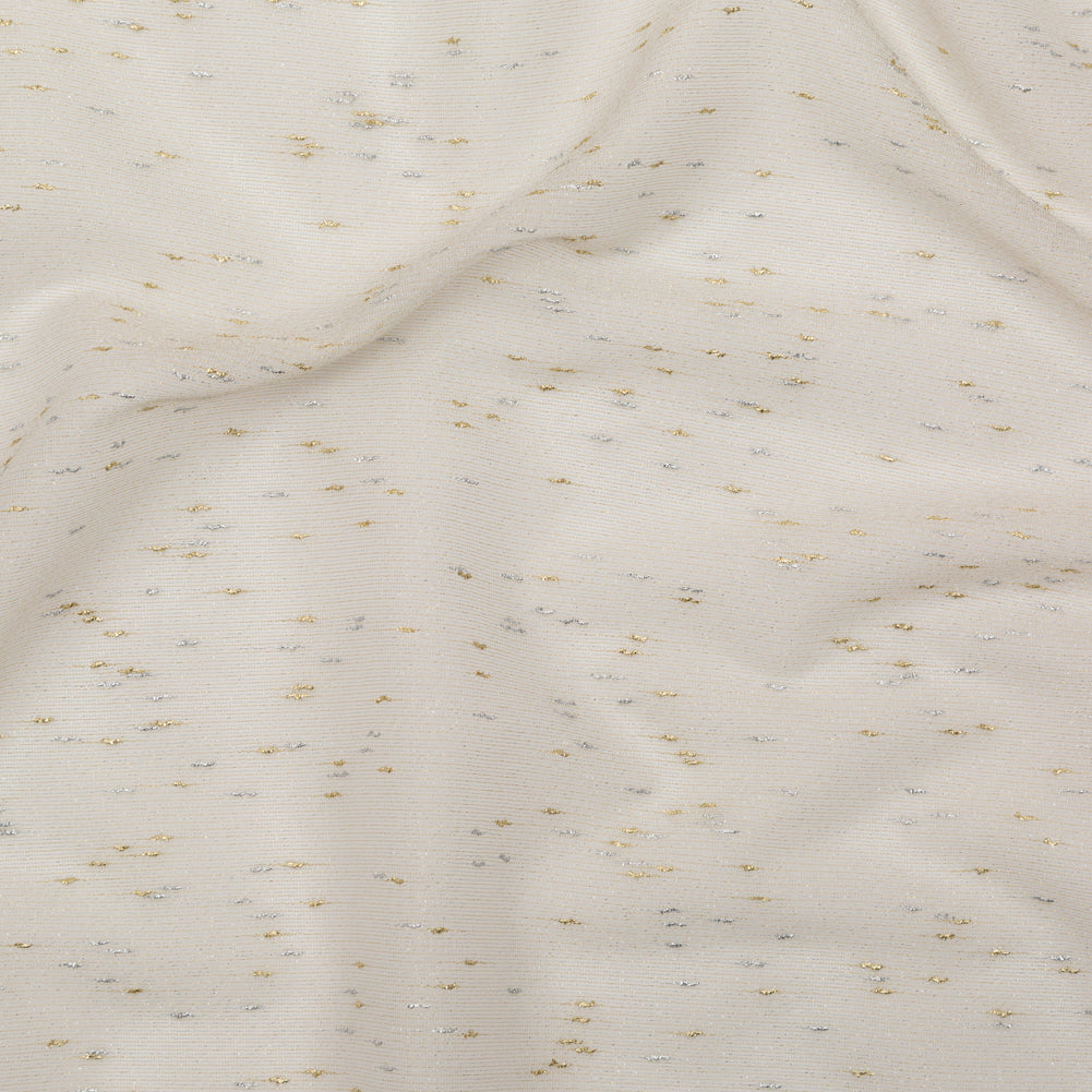 Metallic Gold and Silver Slubbed Scrim - Joann Fabrics