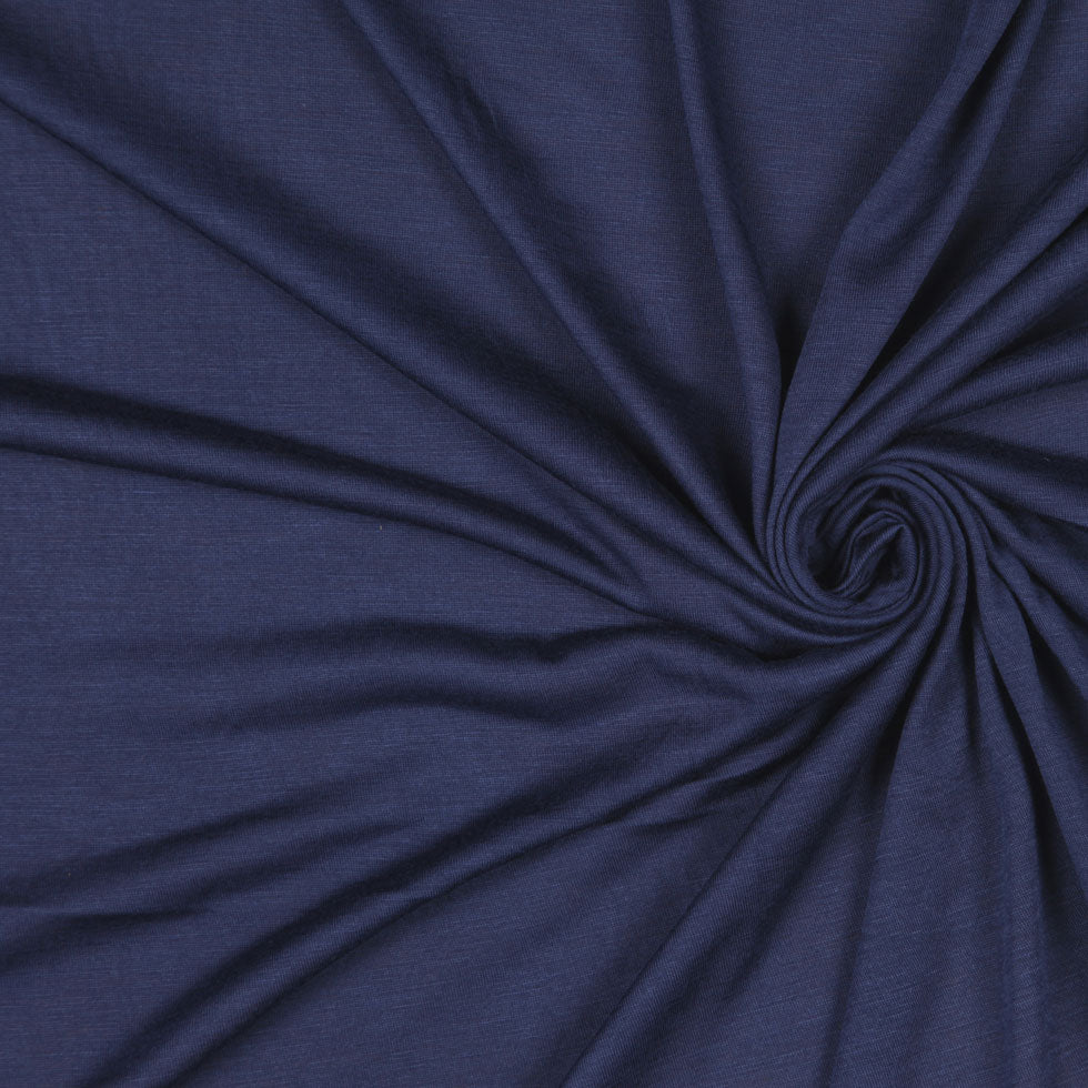 Heathered Navy Sheer Rayon Jersey - Joann Fabrics