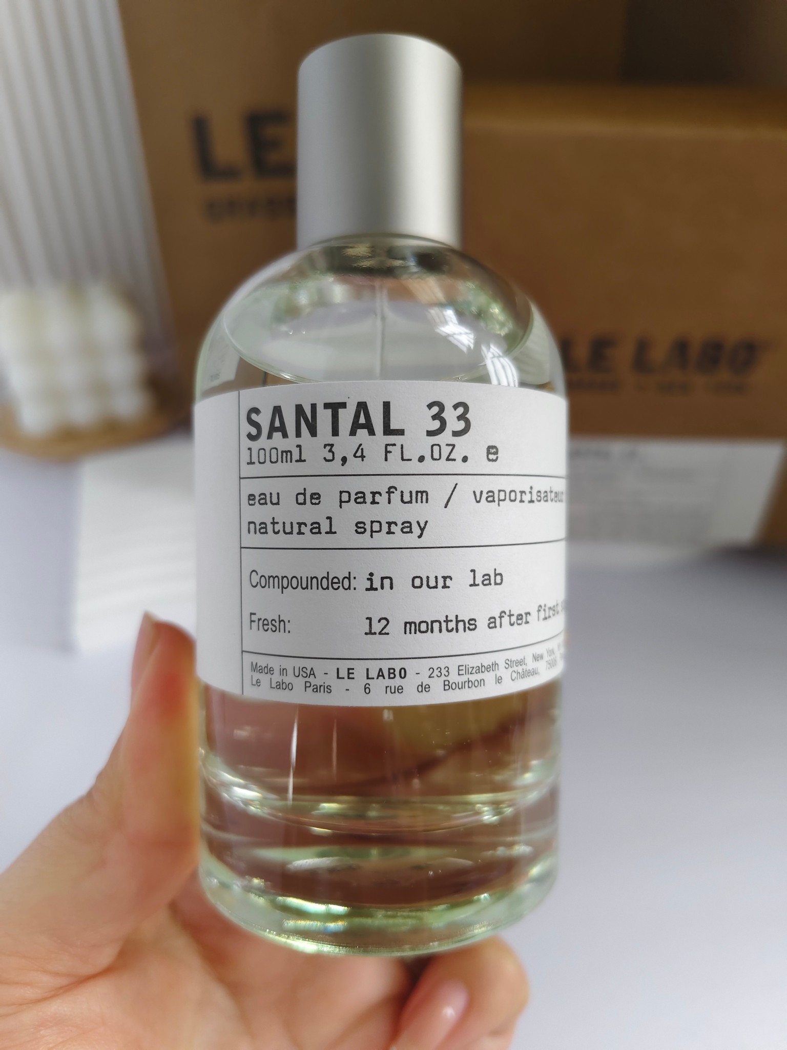 Le Labo Santal 33 Eau de Parfum 100ml - Long-lasting Unisex Niche Woody Aromatic Fragrance