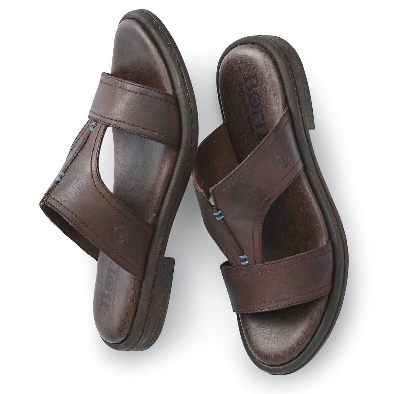 Leather Slide Sandals by Born® - Northstyle Catalog