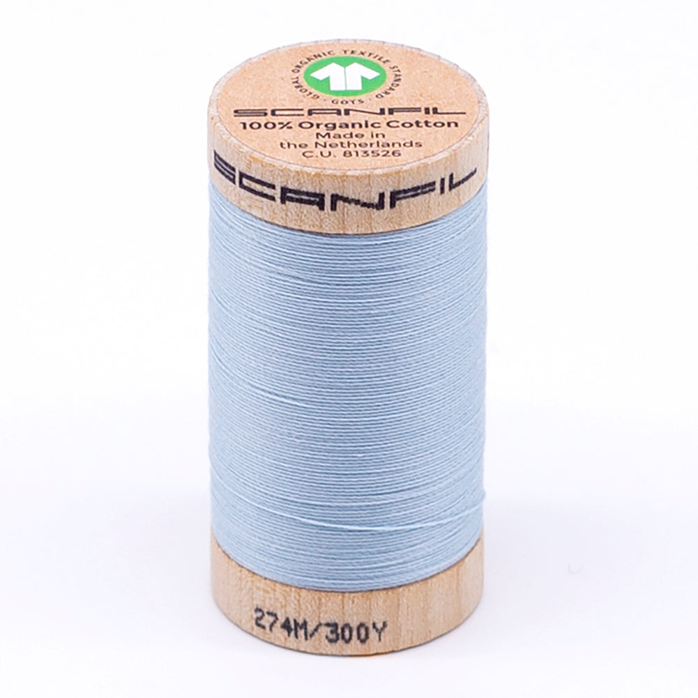 SCANFIL® 30wt Organic Pima Cotton Thread 300 yds - 4814 Winter Sky - Joann Fabrics