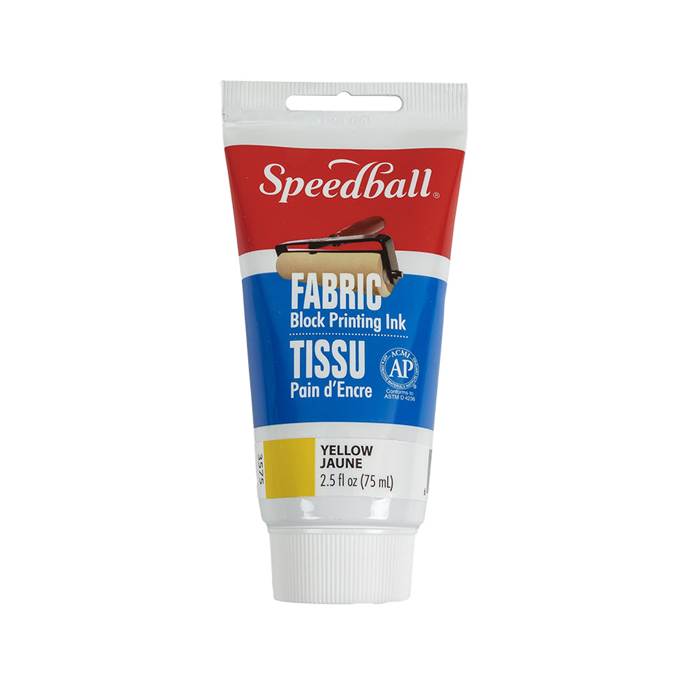 Speedball Yellow Fabric Block Printing Ink - 2.5 fl oz - Joann Fabrics