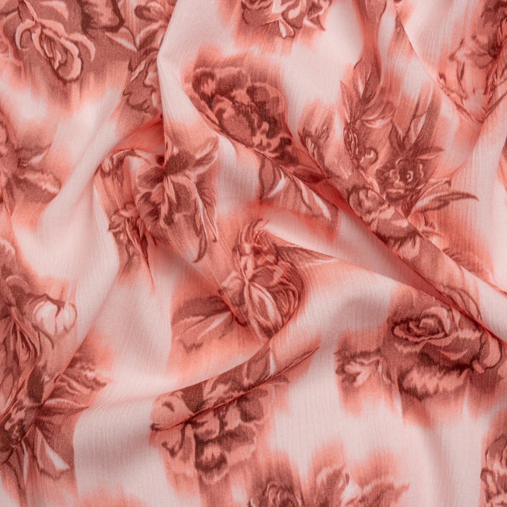 Mood Exclusive Rose Fragrant Feelings Crinkled Gauzy Viscose Crepe - Joann Fabrics