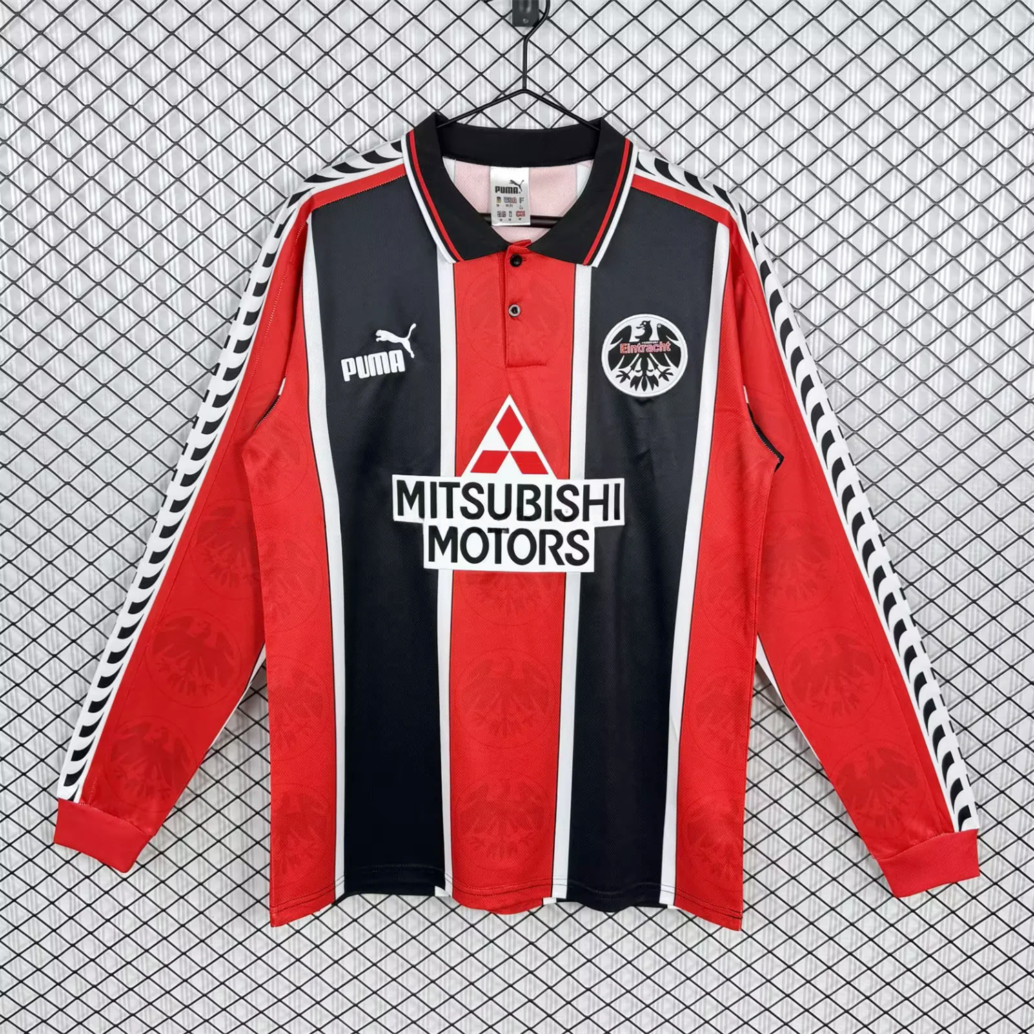 Retro Frankfurt 1996-98 Home Long Sleeves Jersey - UnitedFutballJersey