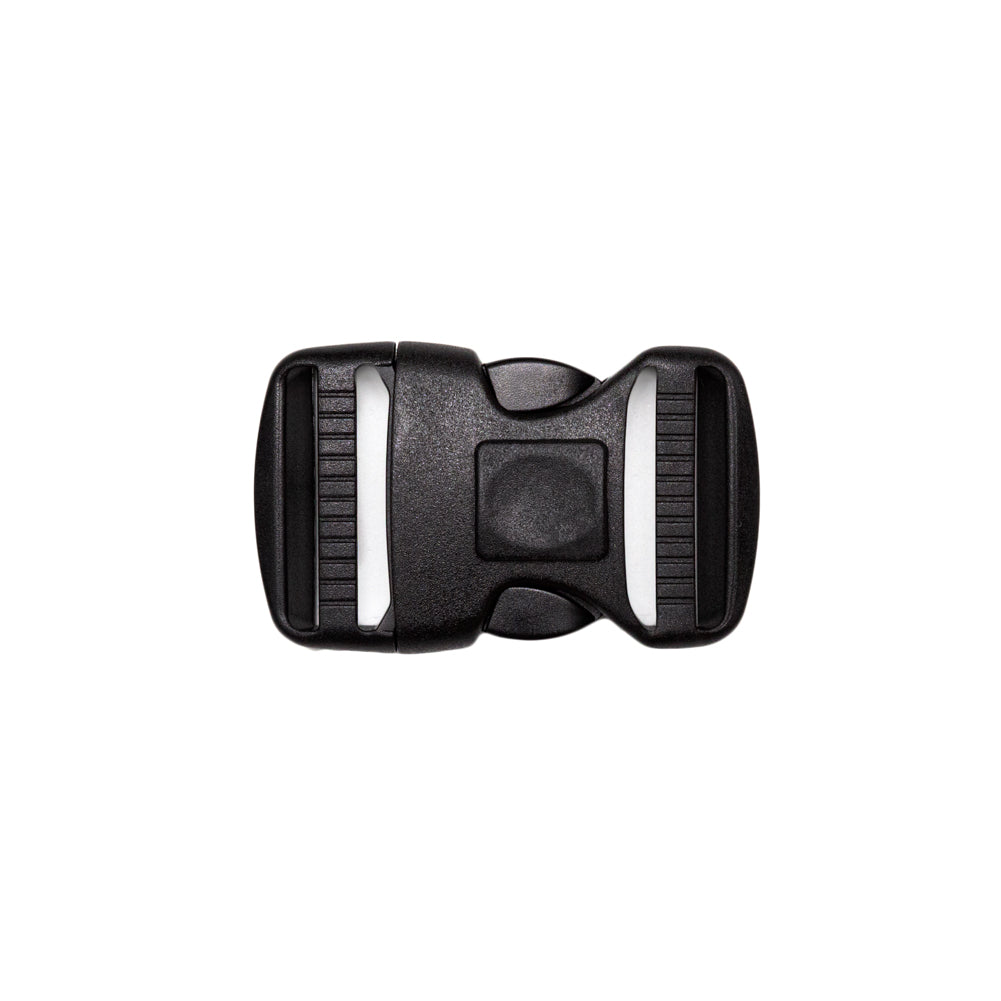 Italian Black Plastic Release Buckle - 3