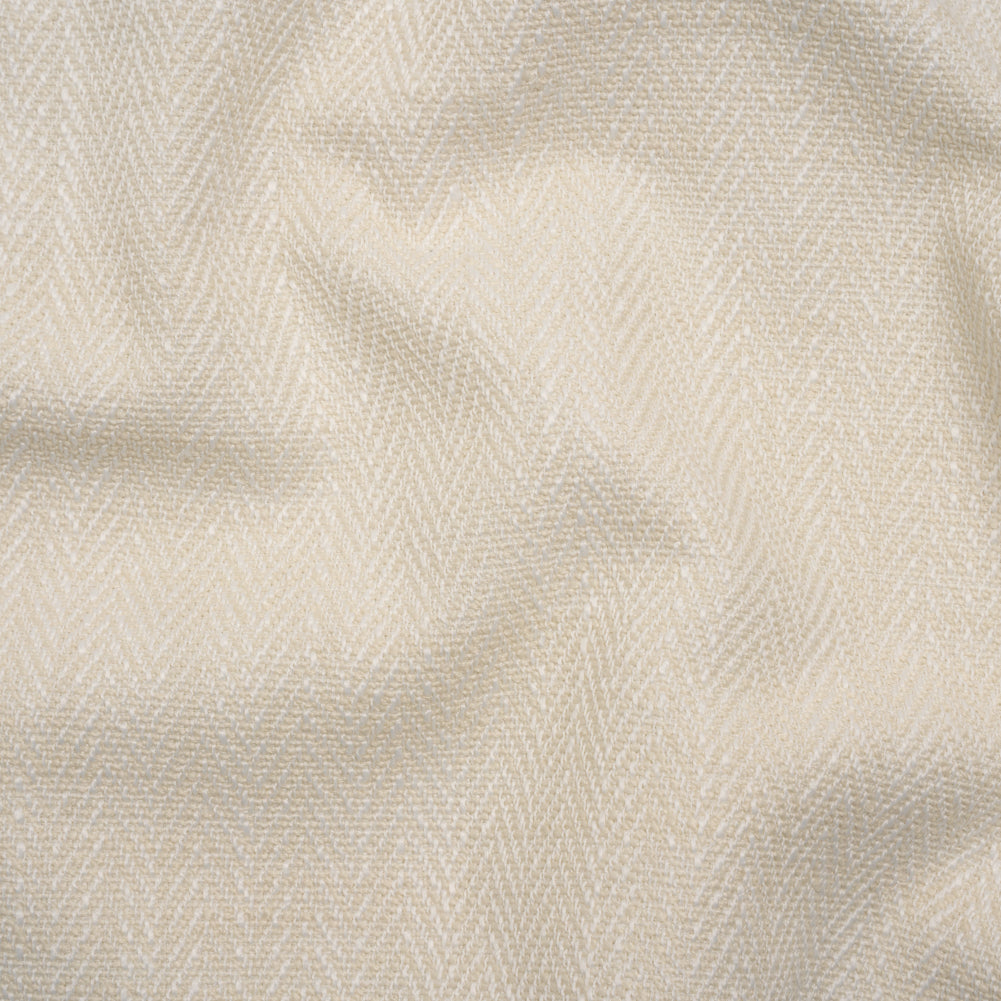 Recycled Polyester Home Decor Twill - Ecru Herringbone - British Imported - Joann Fabrics