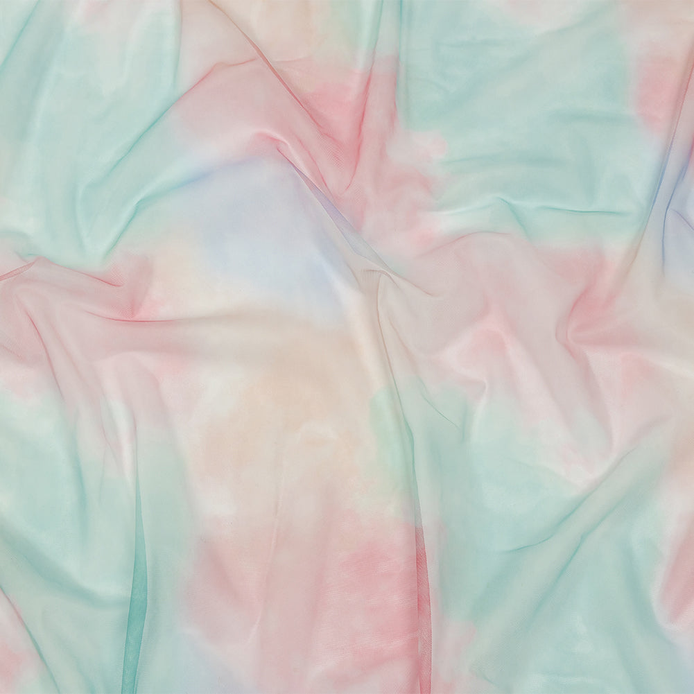 Pastel Rainbow Splash Watercolor Printed Tulle - Joann Fabrics