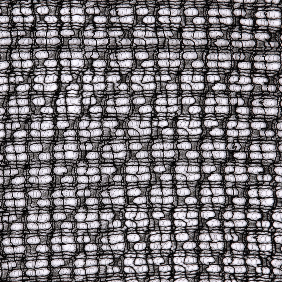 Black Abstract Delicate Silk Lace - Joann Fabrics