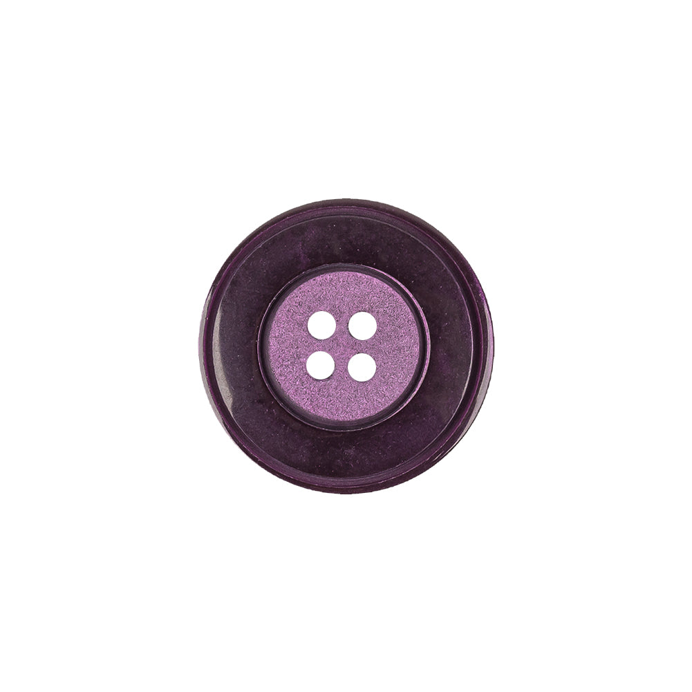Purple Iridescent and Matte Shallow Plate 4-Hole Plastic Button - 28L/18mm - Joann Fabrics