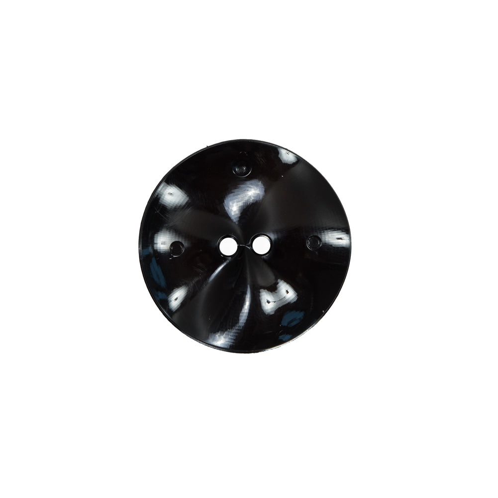 Italian Black Textured Wave Button - 28L/18mm - Joann Fabrics