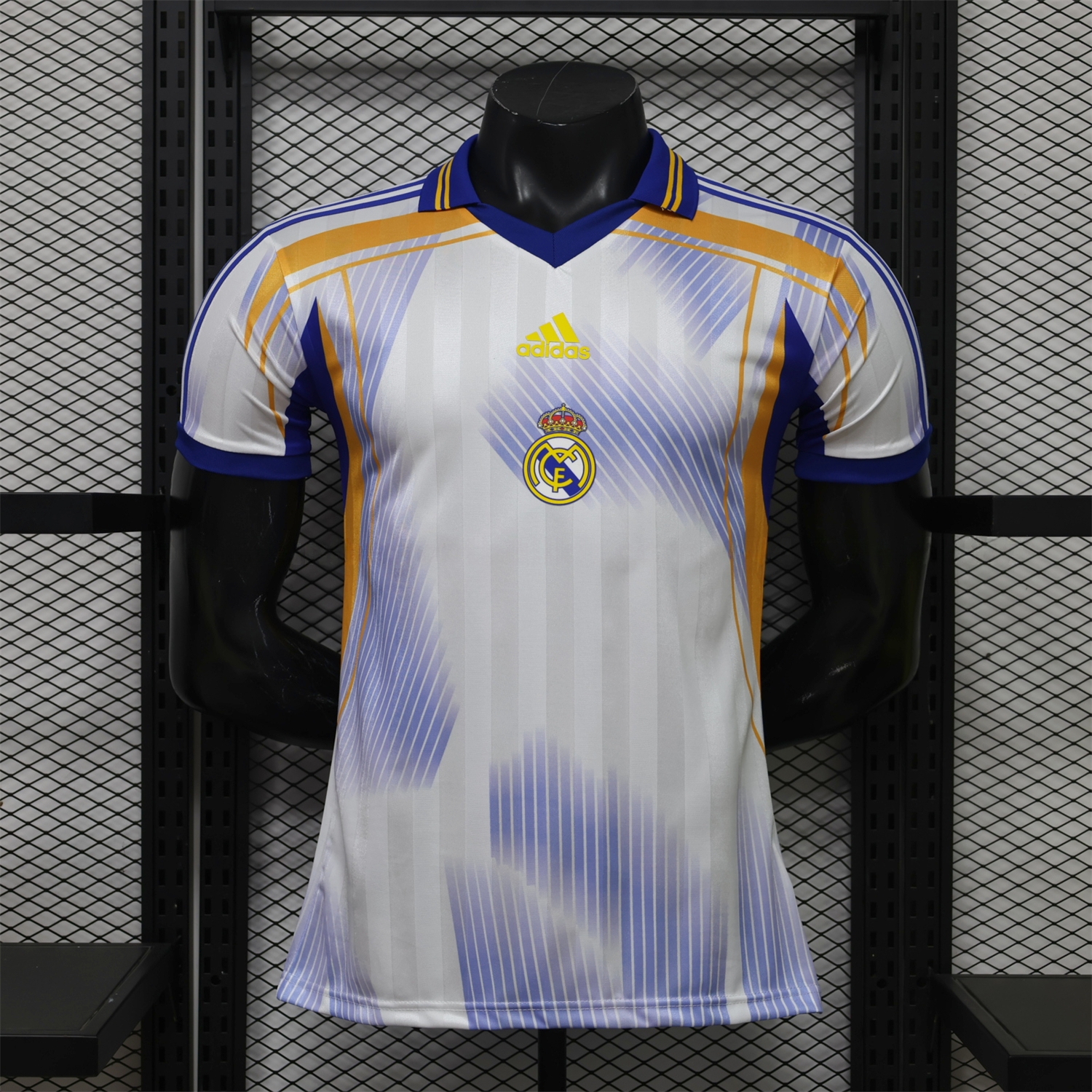 Real Madrid 26-27 Retro Style White-Purple Gradient Jersey - Player Version - UnitedFutballJersey