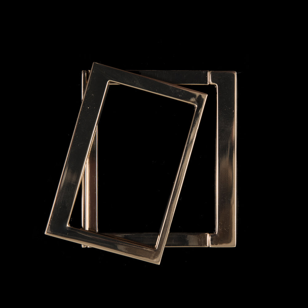 Italian Gold Rectangular Metal Buckle - 2 Piece - Joann Fabrics