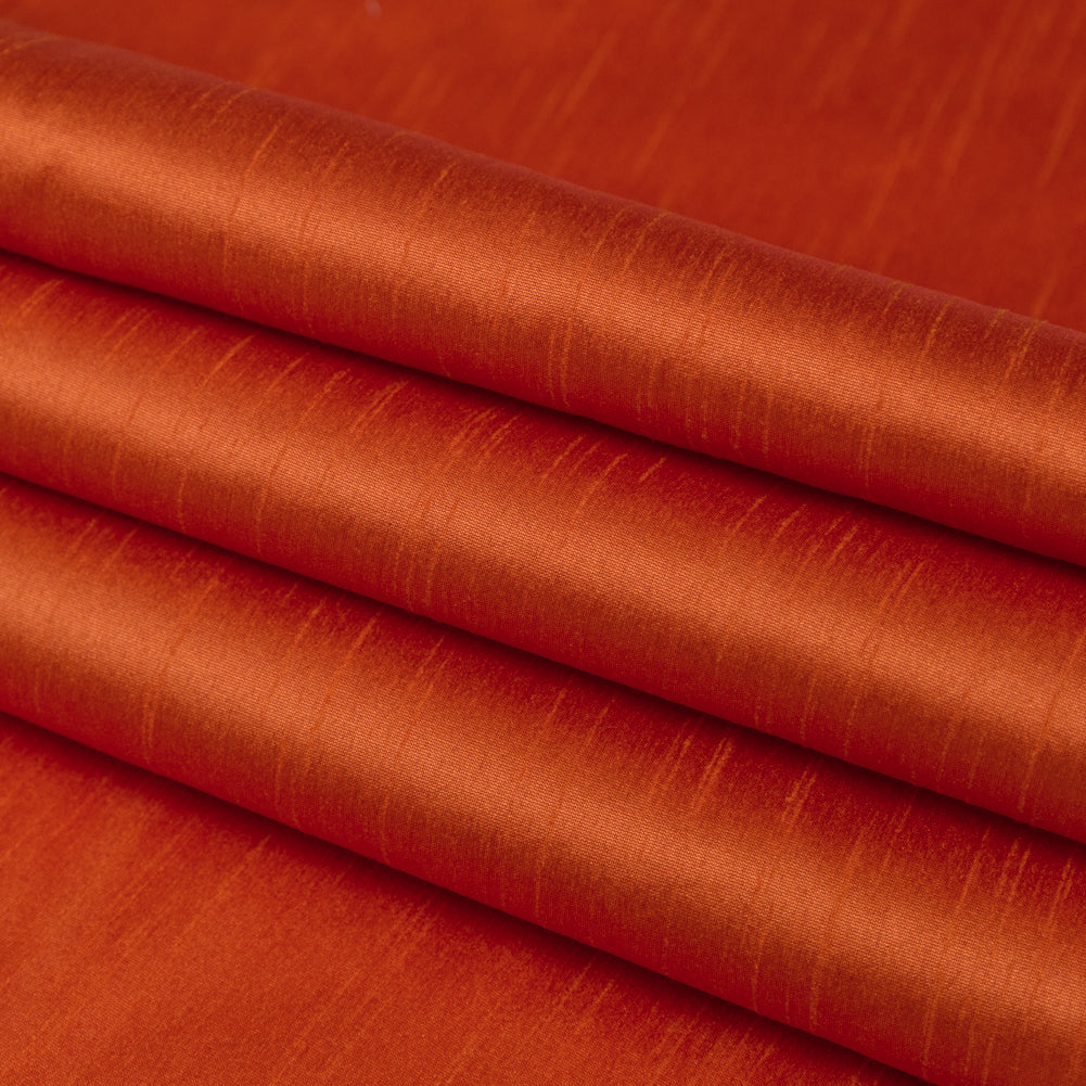 Polyester Shantung - Burnt Orange - Eirian Collection - Joann Fabrics