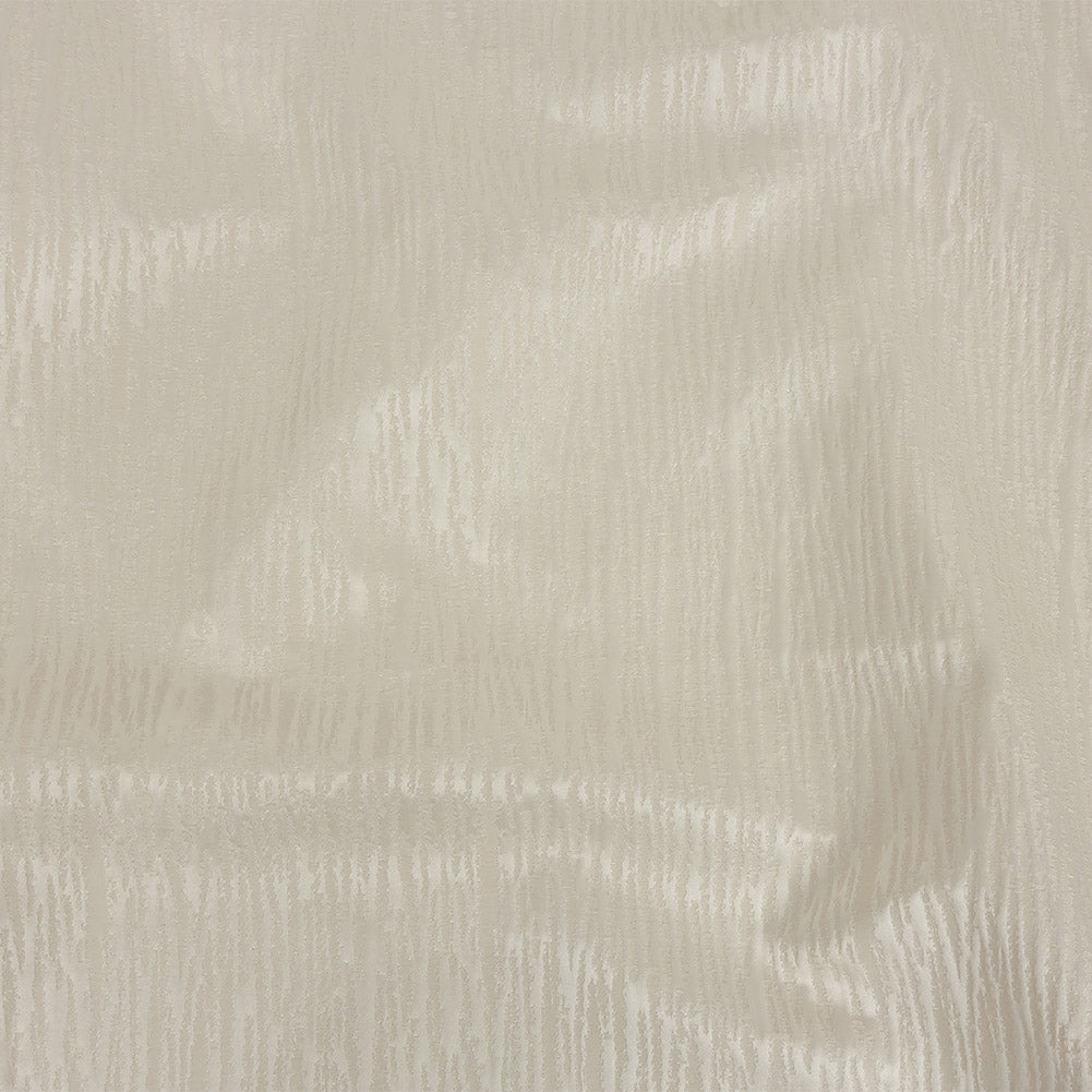 Drapery Jacquard - Ivory Striated - British Imported - Joann Fabrics