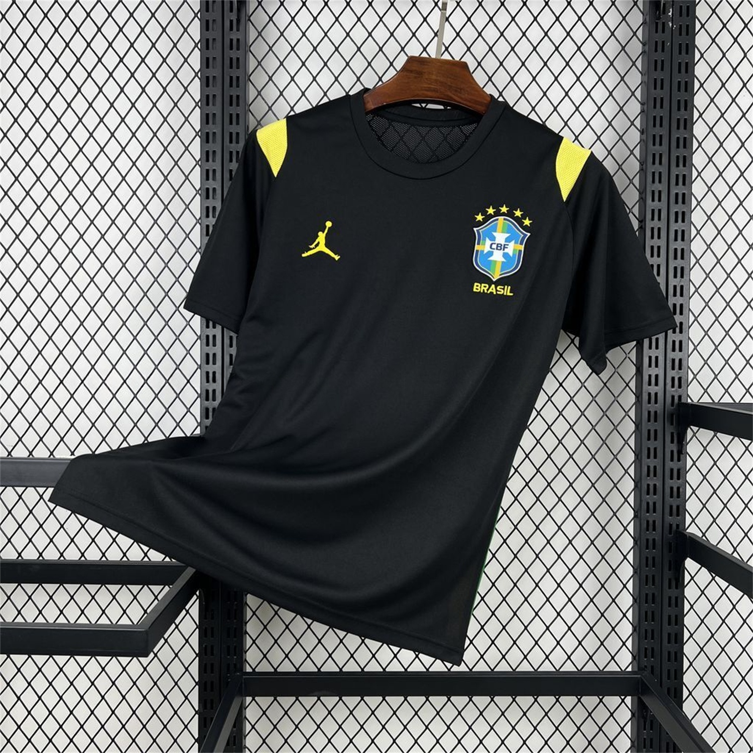 Brazil 2026 Black Pre-Match Jersey - Fans Version - UnitedFutballJersey