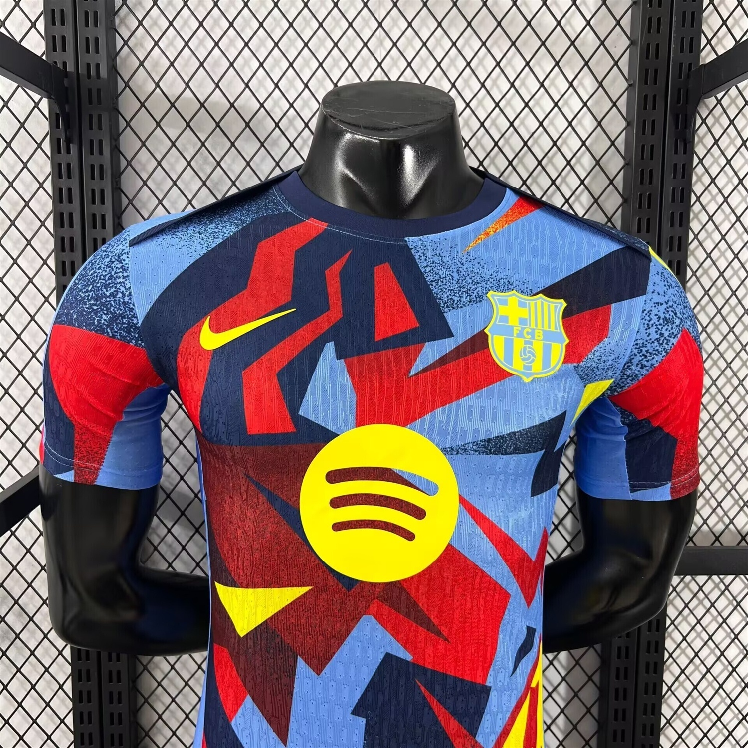 Barcelona 25-26 Mottled Colors Pre-Match Jersey - Player Version - UnitedFutballJersey