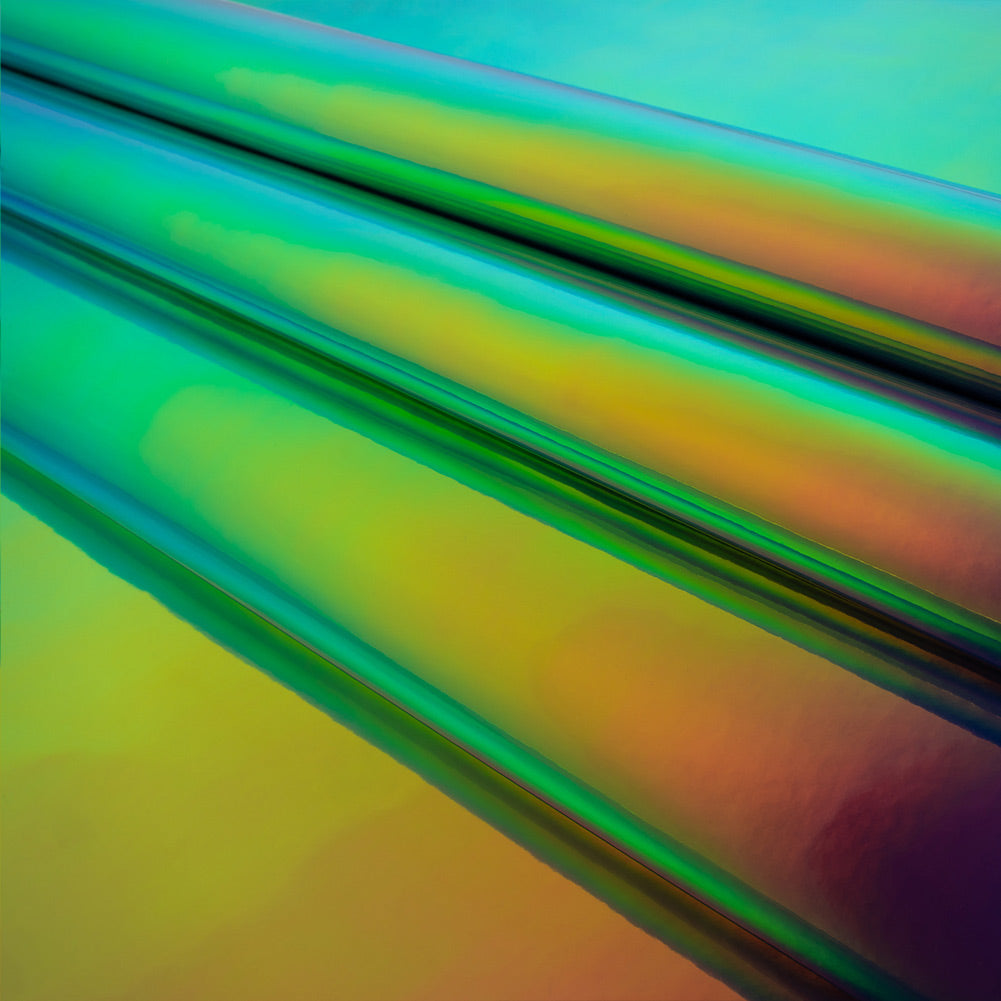 Iridescent Vinyl with Fabric Backing - Rainbow - Kiki Collection - Joann Fabrics