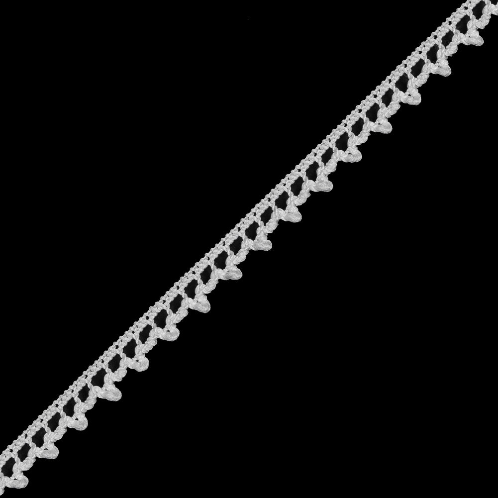 European Off-White Dainty Crochet Trim - 5/16