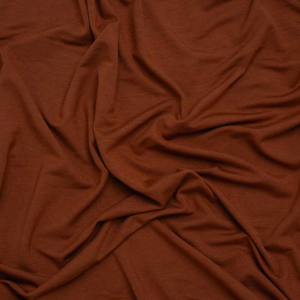 Stretch Rayon Jersey - Cognac - Designer Deadstock - Joann Fabrics