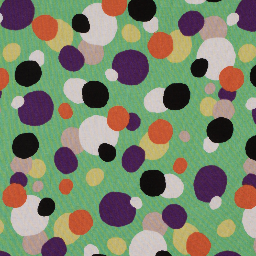 Cotton Voile - Green and Multicolor Circles - Joann Fabrics