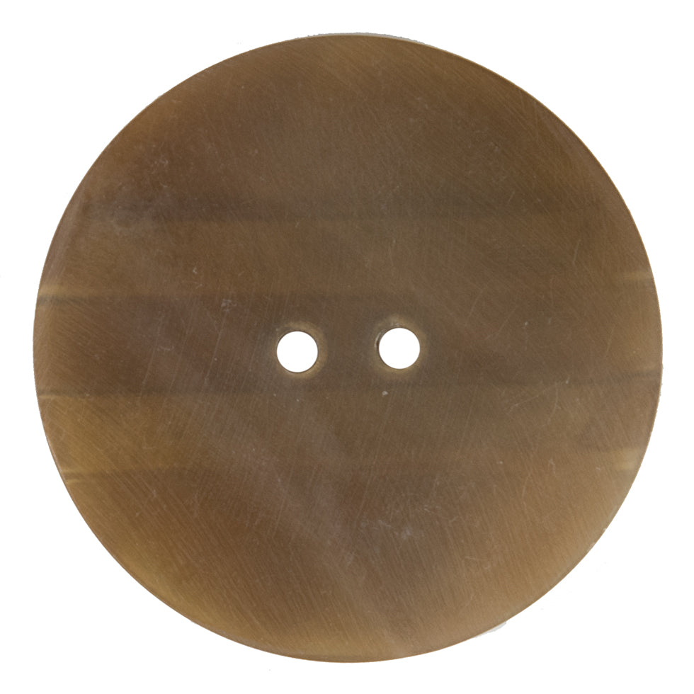 Striped Natural 2-Hole Horn Button - 60L/38mm - Joann Fabrics