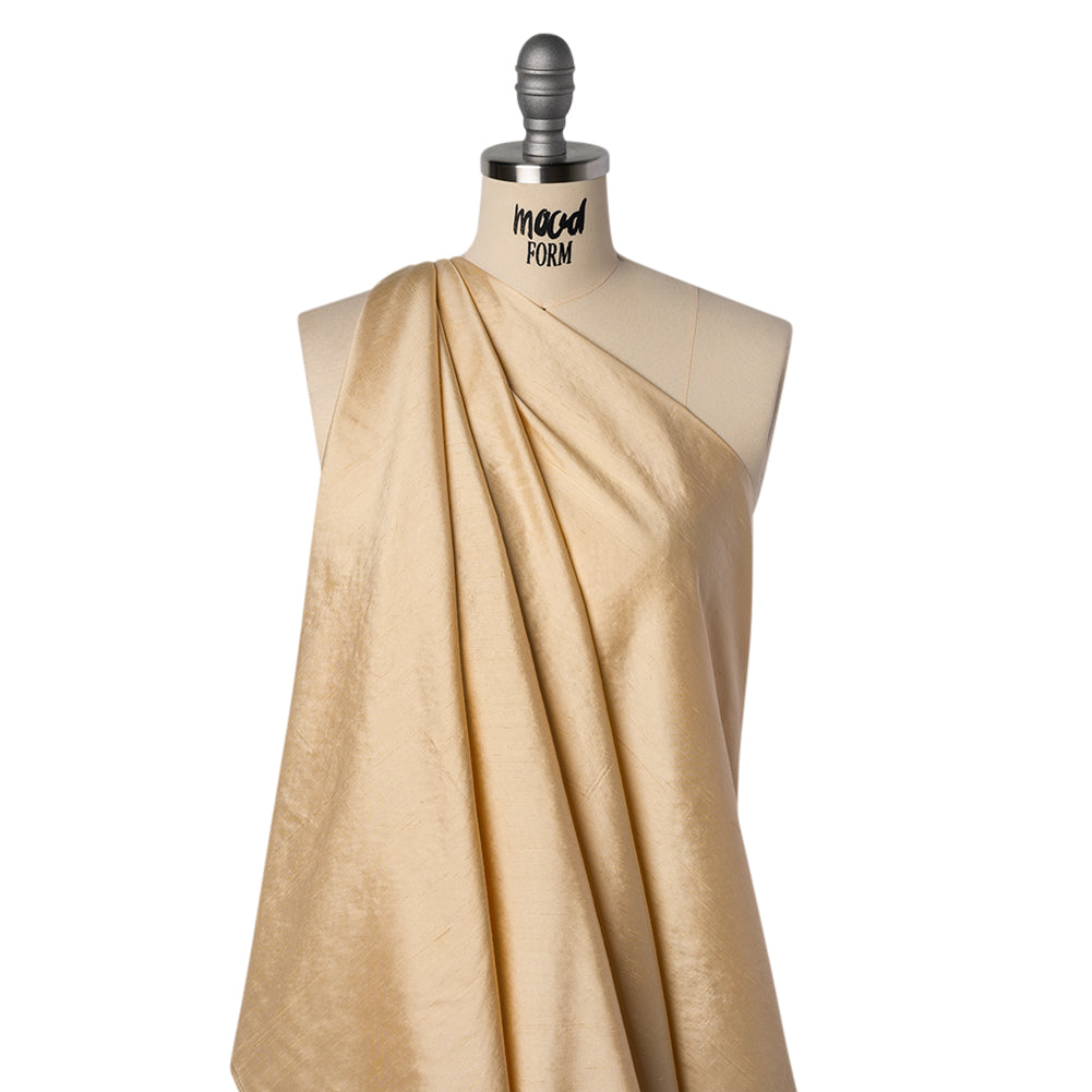 Raw Silk Woven - Macadamia - Famous Australian Designer Deadstock - Joann Fabrics