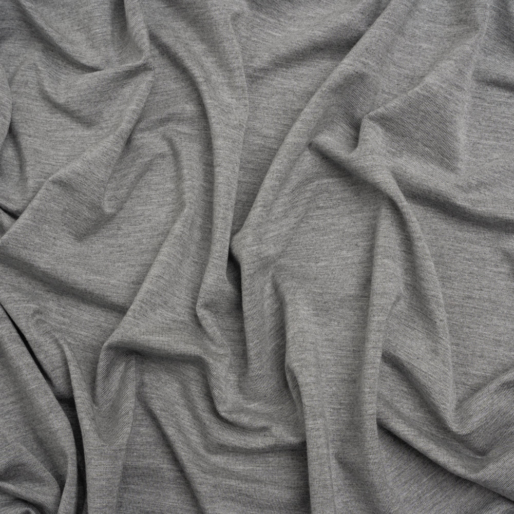 Stretch Bamboo Jersey - Heathered Gray - Willow Collection - Joann Fabrics