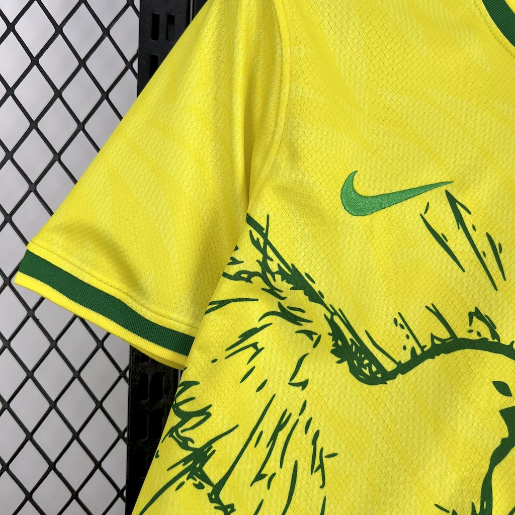 2025/2026 Brazil Pigeon Yellow Football Shirt 1:1 Thai Quality